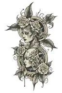 perspective  tattoo design idea