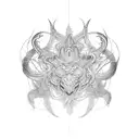 Chaos and order tattoo design idea