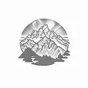 Grand Tetons tattoo design idea