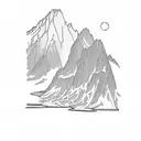 Grand Tetons tattoo design idea