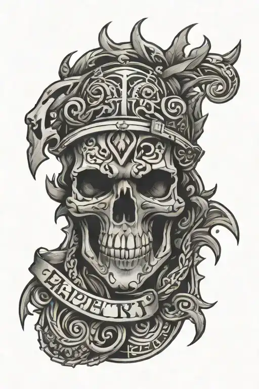 Dope logo tattoo design idea