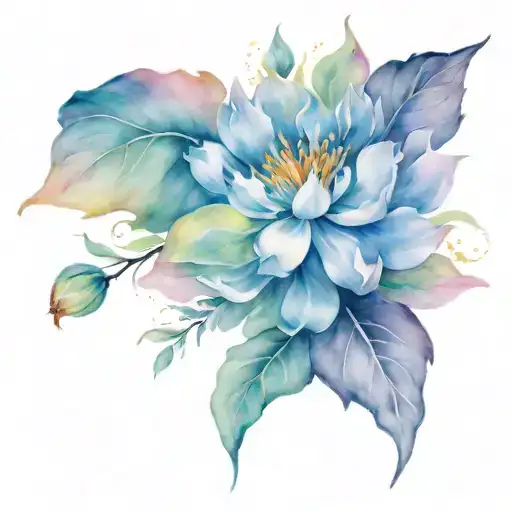 representing being transgender and growth  tattoo design idea