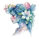 representing being transgender and growth  tattoo design idea