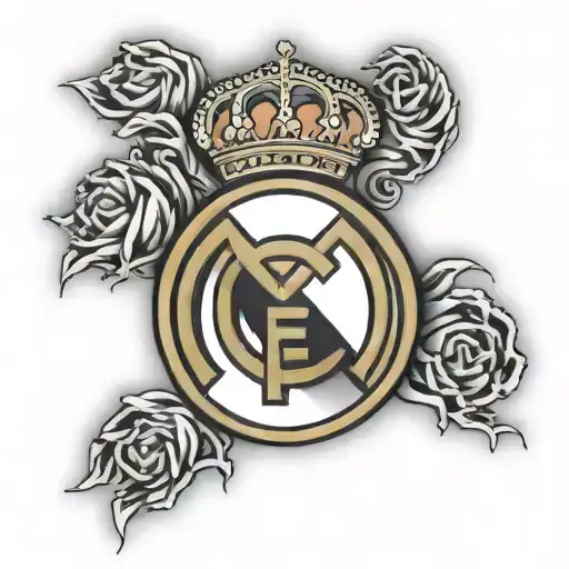 Real Madrid logo tattoo design idea