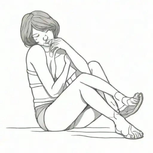 depression hard times anxiety thoughts such tattoo design idea