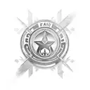 Santos FC logo tattoo design idea