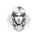 lil peep tattoo design idea