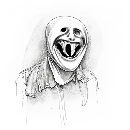 the scream painting tattoo design idea