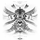  patriotic kazakhstan  tattoo design idea