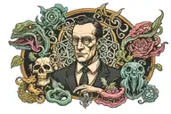 lovecraft tattoo design idea