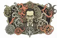 lovecraft tattoo design idea