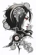 itachi uchiha combination tattoo tattoo design idea