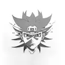 Uchiha itachi con Amaterasu  tattoo design idea