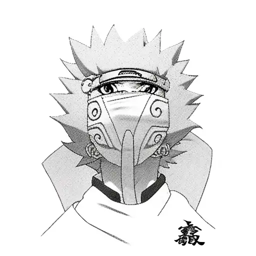 Naruto anime, Pain, Nagato, Akatsuki tattoo design idea