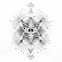 M positive vibes tattoo design idea