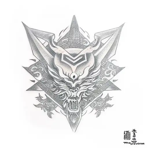 illuminati tattoo design idea