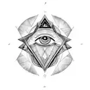 illuminati tattoo design idea