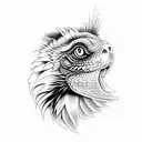 totem eagle iguana wolf dragonfly  tattoo design idea