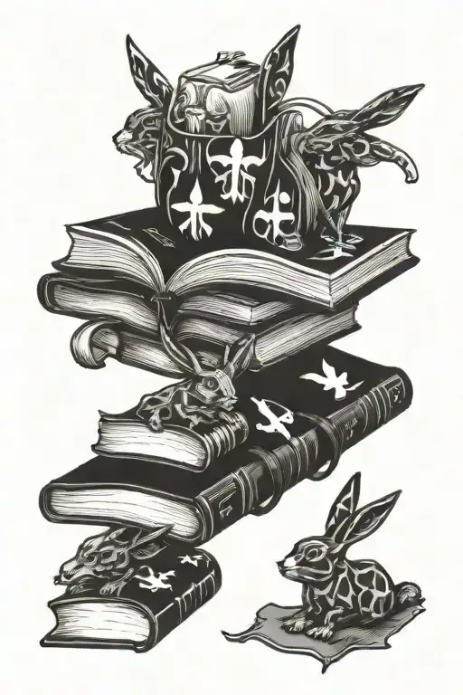 playboy books tattoo design idea