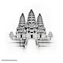 Angkor Wat Temple tattoo design idea