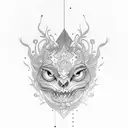 standing on business tattoo design idea