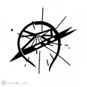 Radiohead Decks Dark tattoo design idea