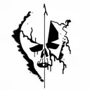 Radiohead Decks Dark tattoo design idea
