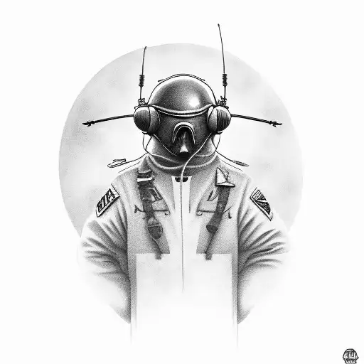 Kamikaze Pilot tattoo design idea
