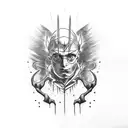 Harry Potter elder wand  tattoo design idea