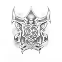 Harry Potter elder wand  tattoo design idea