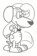 Snoopy tattoo design idea