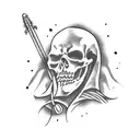 Grim Reaper tattoo design idea