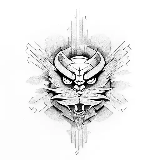 anger, hopelessness tattoo design idea