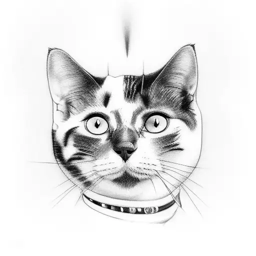 Combine your favorite things, cats and dogs, in a tattoo design inspired by your friends tattoo design idea
