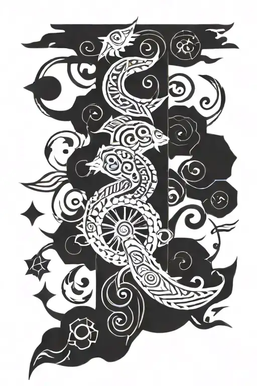 Leo, virgo, pisces, gemini zodiac sign tattoo lower arm tattoo design idea