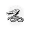 snake with eagle tattoo design idea