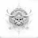 IlumiNATTI and karma tattoo design idea