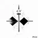 god is greater than highs and lows with Philippians 4:13 tattoo design idea