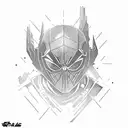 star wars miles morales  tattoo design idea