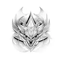 Spikes tattoo design idea