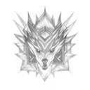 Spikes tattoo design idea