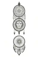 native american symbols tattoo design idea