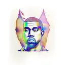 kanye west tattoo design idea