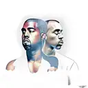 kanye west tattoo design idea