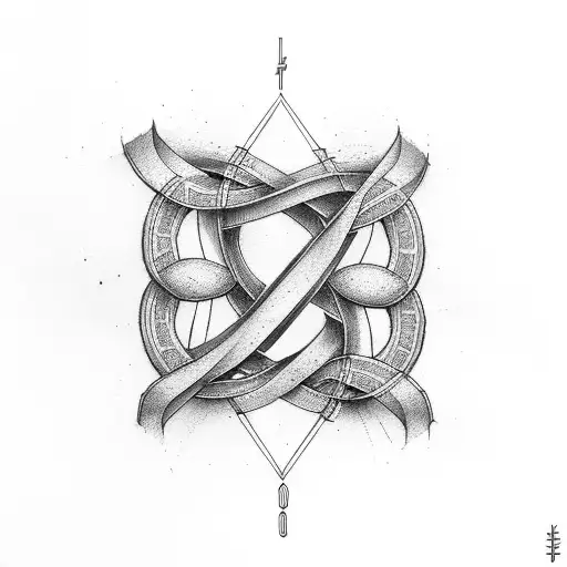 infinity symbol with half of it looking like the  letter S  tattoo design idea