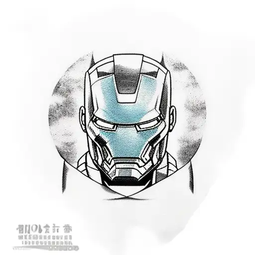 Gohan and iron man  tattoo design idea