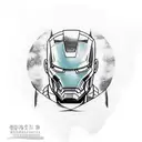 Gohan and iron man  tattoo design idea