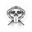 gladiator tattoo design idea