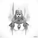 gladiator tattoo design idea