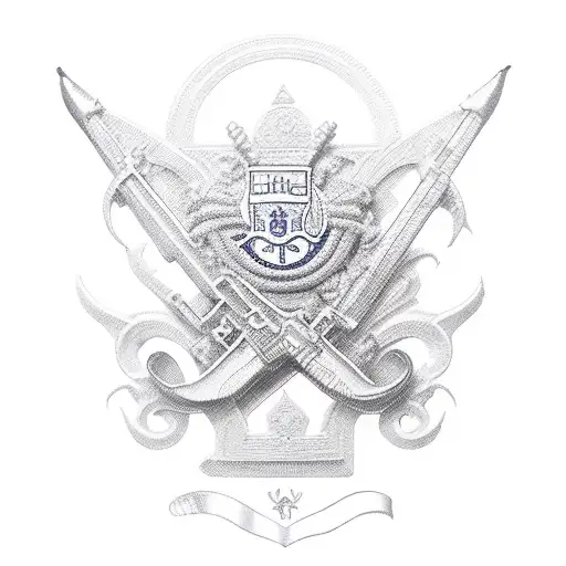 royal Montreal regiment, guitar, aerospace tattoo design idea